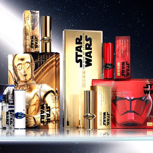 Pat McGrath Labs' Star Wars: The Rise Of Skywalker collection palettes, lipstick, and lip balm