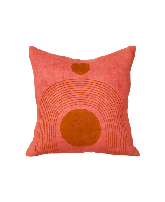 Palace Pillow in Coral