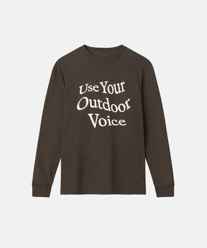 Use Your Outdoor Voice Longsleeve T-Shirt