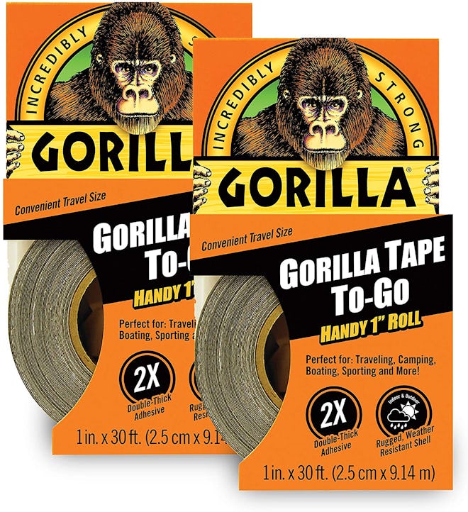 Gorilla Tape, Mini Duct Tape To-Go (2-Pack)