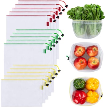 Ecowaare Reusable Produce Bags (15-Pack)