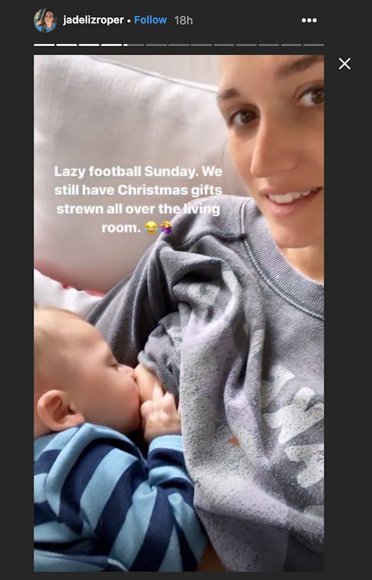 Jade Roper was mom-shamed for posting a video of herself breastfeeding.