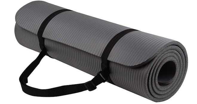 BalanceFrom GoYoga 1/2-Inch Extra Thick Yoga Mat with Carrying Strap