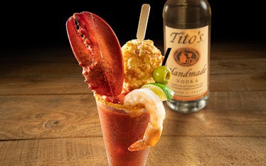 Red Lobster's New Bloody Mary comes with a Cheddar Bar Biscuit.