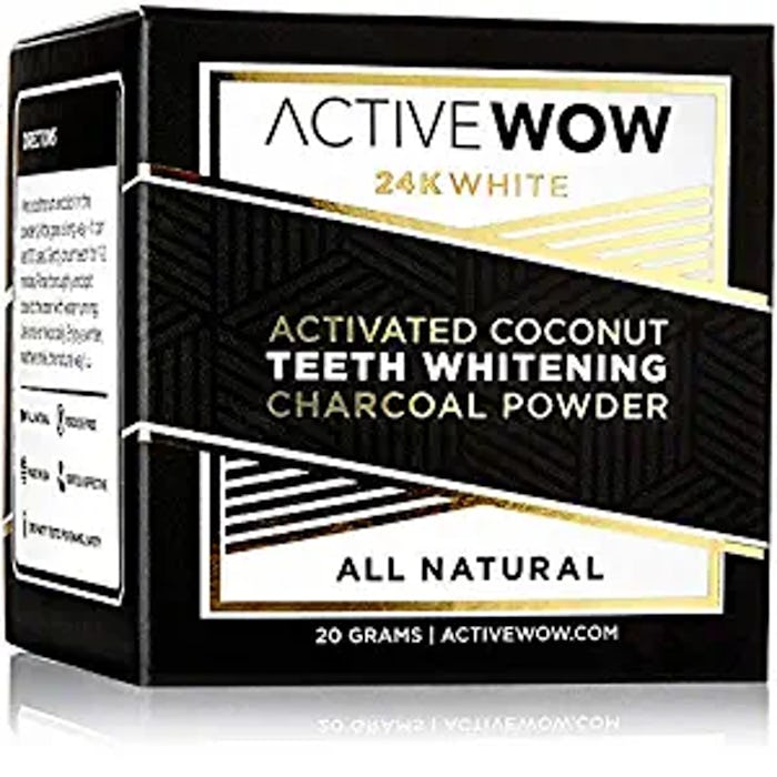 Active Wow Teeth Whitening Charcoal Powder Natural