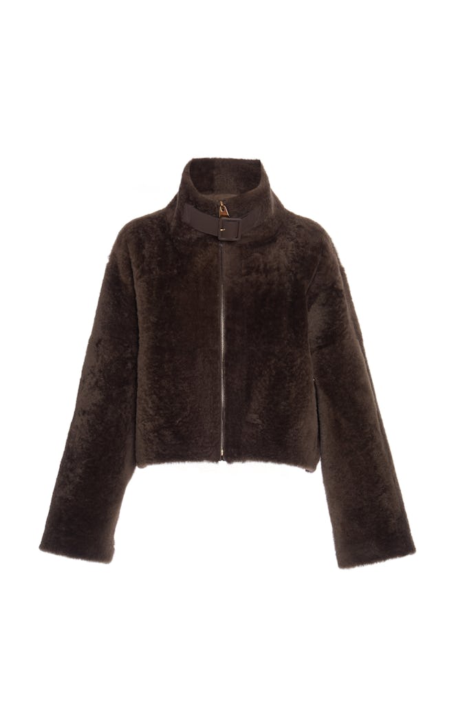 Shearling Biker Jacket