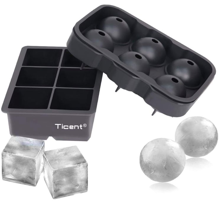 Ticent Ice Cube Trays (2-Piece Set)