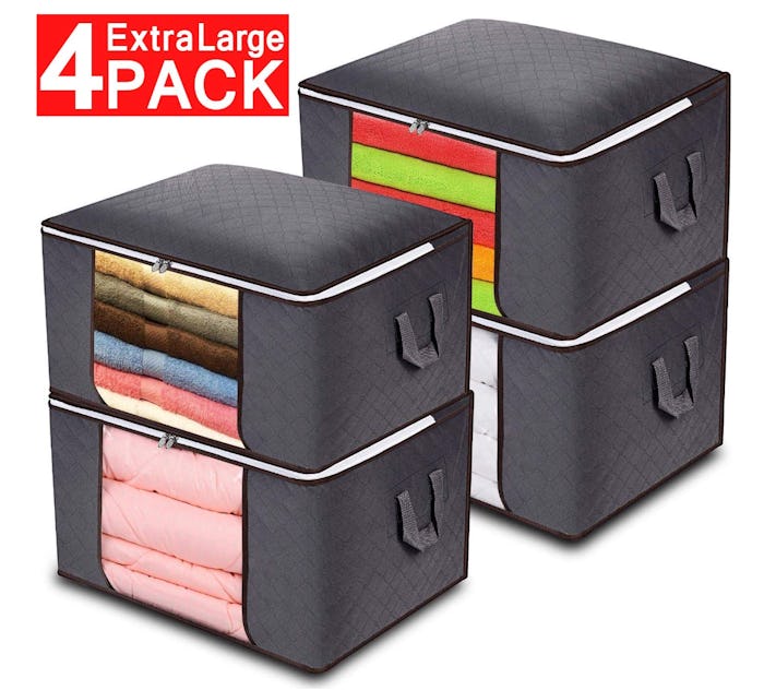 Anyoneer Closet Organizer Storage Bags (4-Pack)