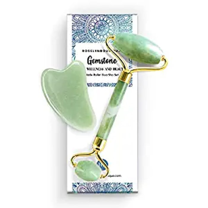 RoselynBoutique Jade Roller and Gua Sha Set