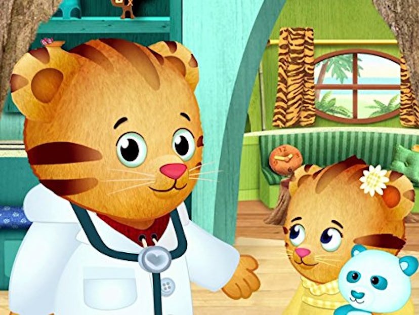Daniel Tiger teaches the lesson that new things can be scary, but to do them anyway. 