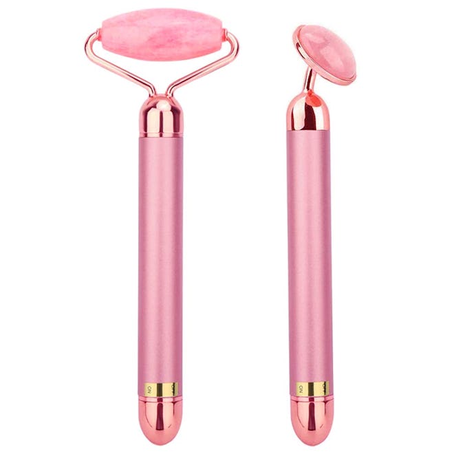 Amirce 2-In-1 Electric Jade Roller Facial Massager