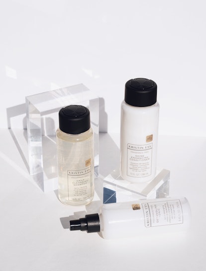 Detangling Tonic, shampoo, and conditioner from Kristin Ess' new Fragrance Free Collection