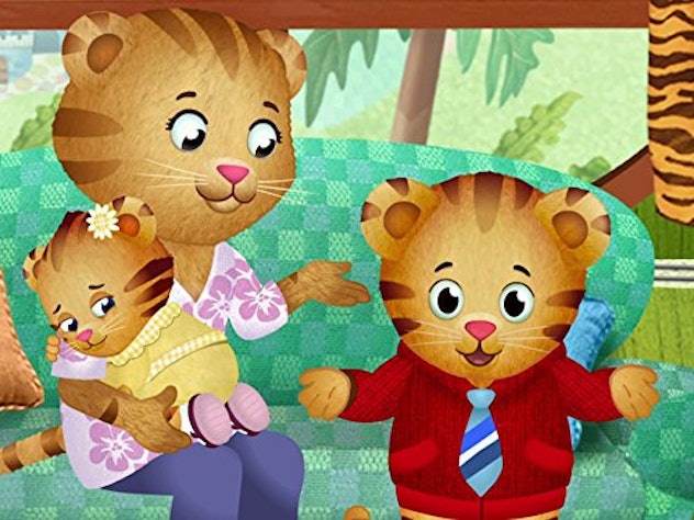 Daniel Tiger teaches that using your words can help express your feelings. 