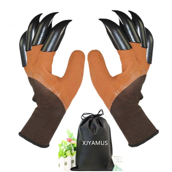 Waterproof Garden Gloves with Claw For Digging
