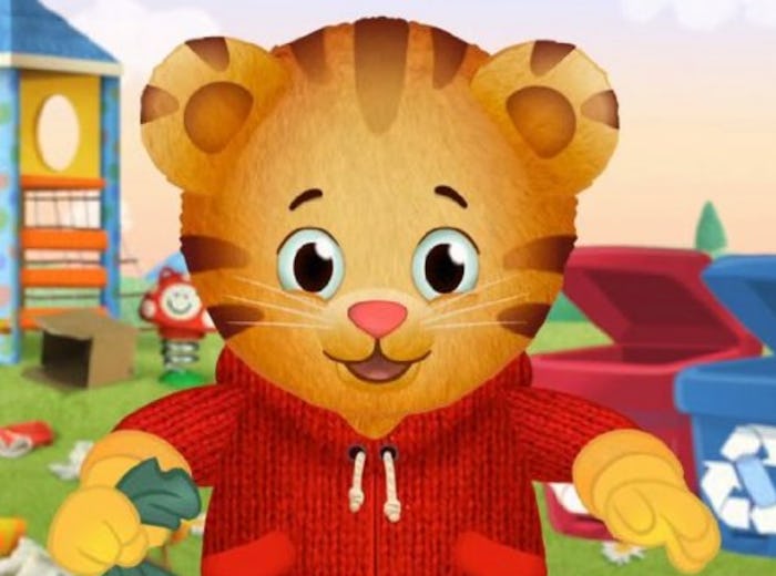 Daniel Tiger from "Daniel Tiger's Neighborhood"