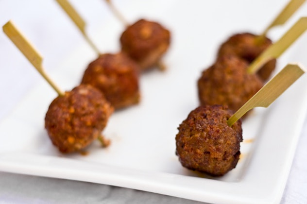 Sheet pan meatballs are an easy-to-make crowd pleaser.