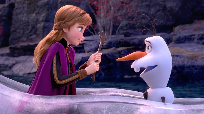 Anna and Olaf talk in Frozen 2