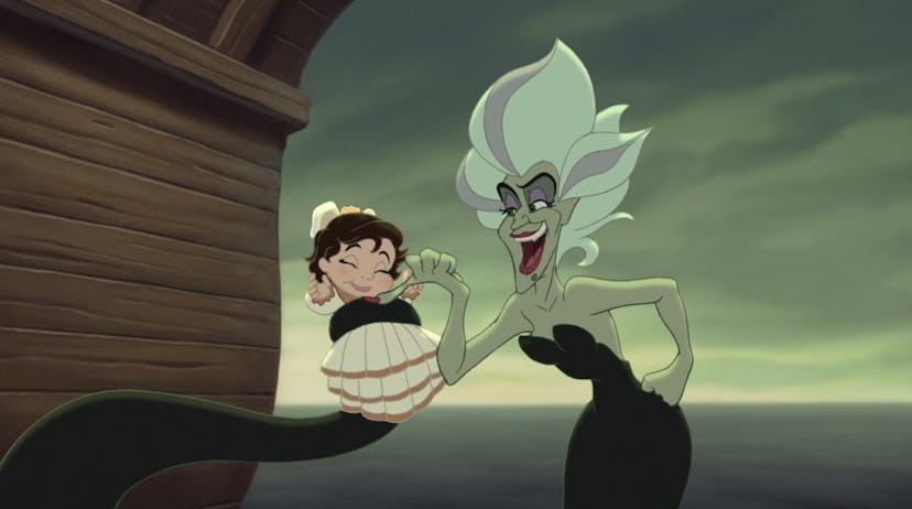 Ariel's baby is stolen by Ursula's sister.