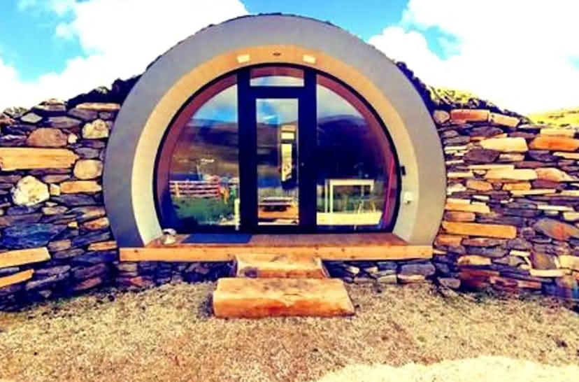 The "CroPod" Airbnb is tucked away in the Irish countryside.