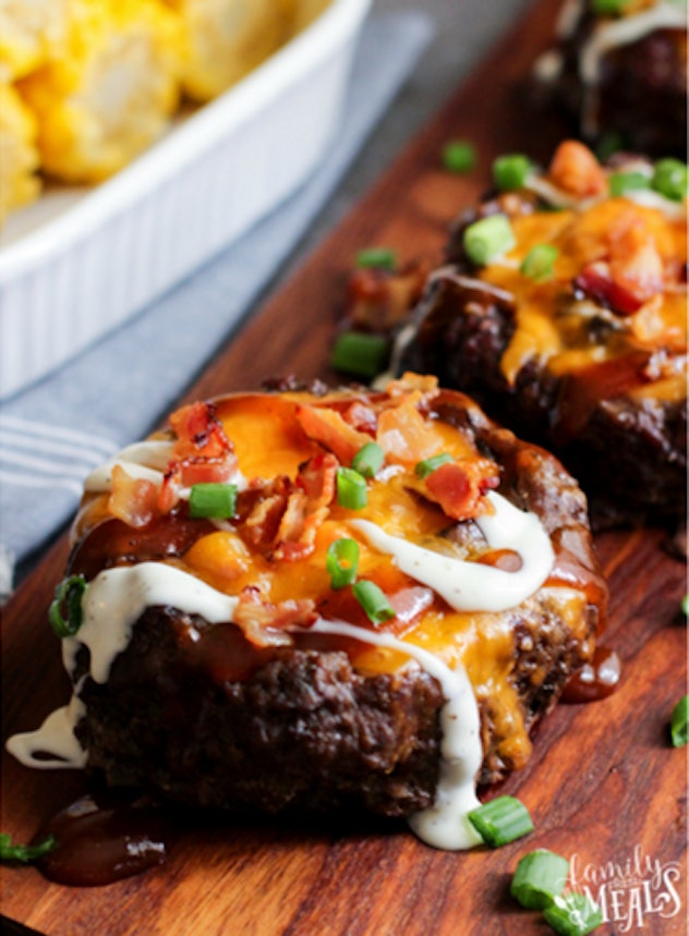 No buns are needed with these ground beef sheet pan burger bowls.