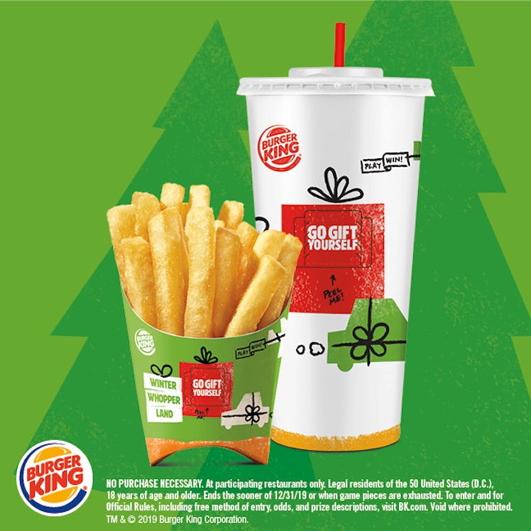 Burger King's Winter Whopperland Instant Win Game includes a $35,000 grand prize.