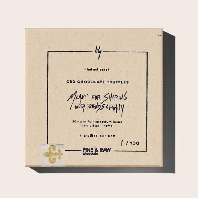 Fine & Raw X Lily CBD Chocolate Truffle 