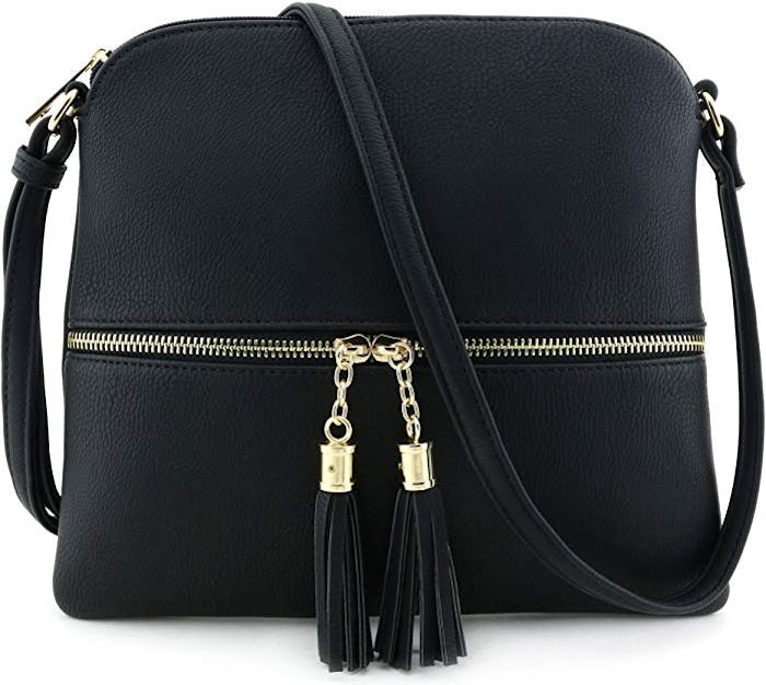 DELUXITY Lightweight Medium Crossbody Bag 