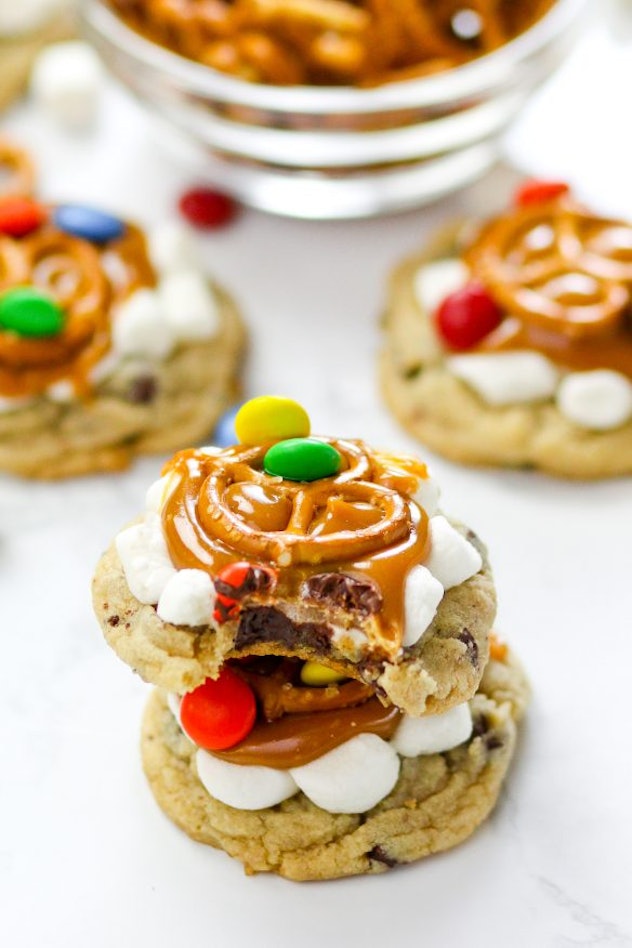 These unique cookies are loaded with treats, from pretzels to marshmallows.