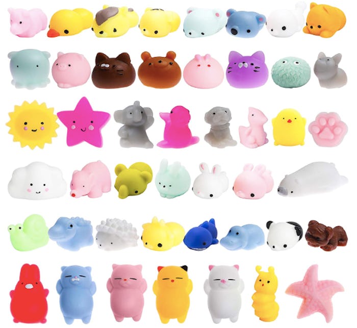 WATINC 40-Piece Mochi Squishies Stress Relief Toys