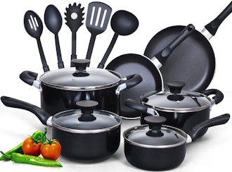 Vremi Nonstick Cookware Set (Set of 15)