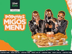 Popeyes' Migos Menu Includes All The Tenders & Biscuits you could ever want.