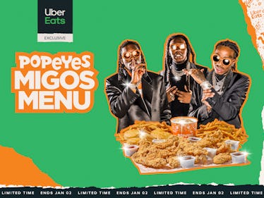 Popeyes' Migos Menu Includes All The Tenders & Biscuits you could ever want.