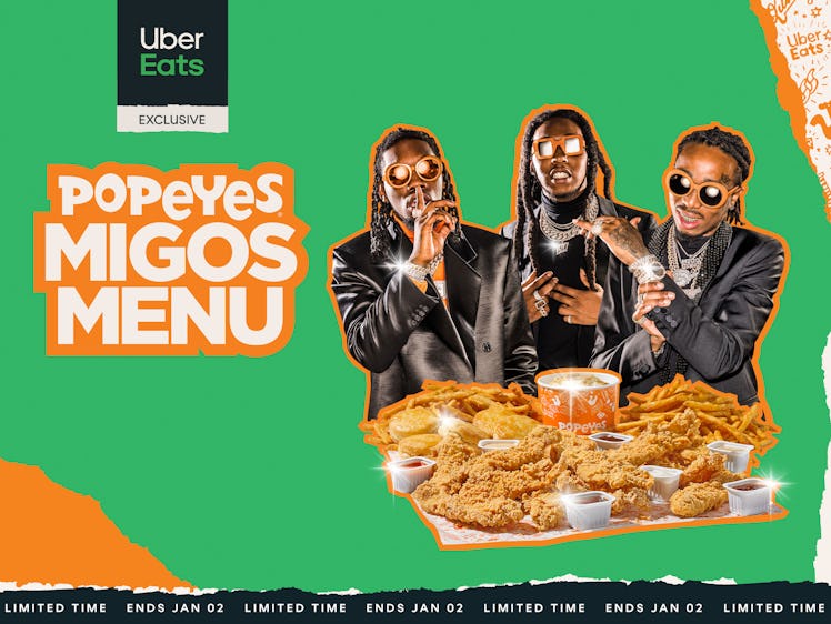 Popeyes' Migos Menu Includes All The Tenders & Biscuits you could ever want.