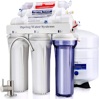 iSpring 6-Stage Under-Sink Reverse Osmosis Drinking Water Filter System