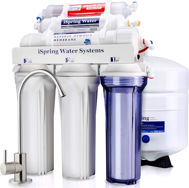 iSpring 6-Stage Under-Sink Reverse Osmosis Drinking Water Filter System