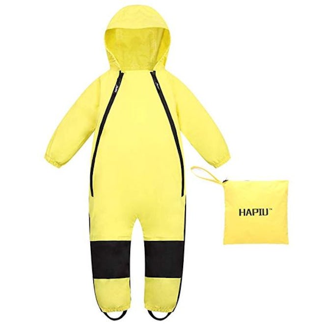 HAPIU Kids Toddler Rain Suit Muddy Buddy Waterproof Coverall,Original