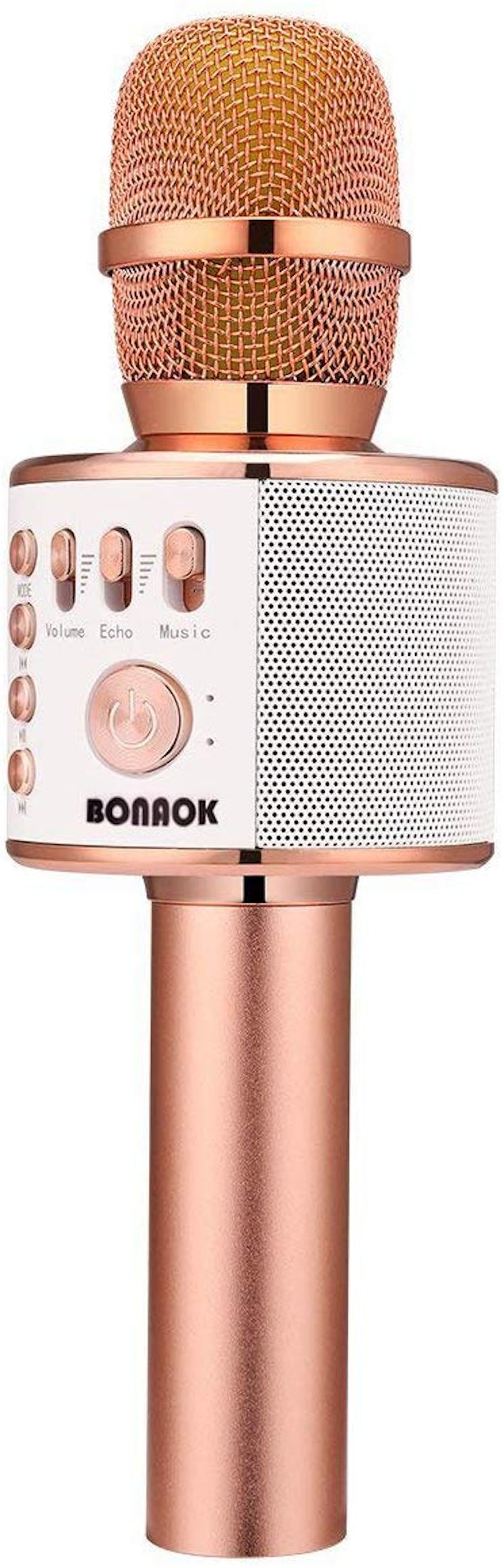 BONAOK Wireless Bluetooth Karaoke Microphone