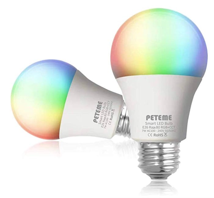 Peteme Smart LED Light Bulb (2-Pack)