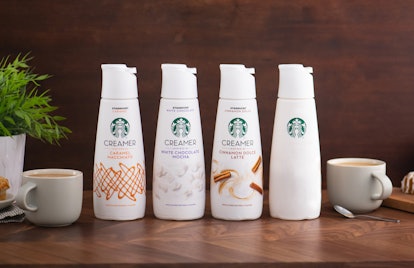 Starbucks' Creamer Mystery Flavor Giveaway will let you guess the flavor for a chance to win a bottl...