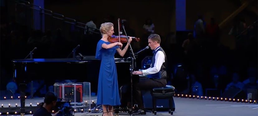 Hosanna Plath and Timothy Noble perform at the 2019 National Quartet Convention.