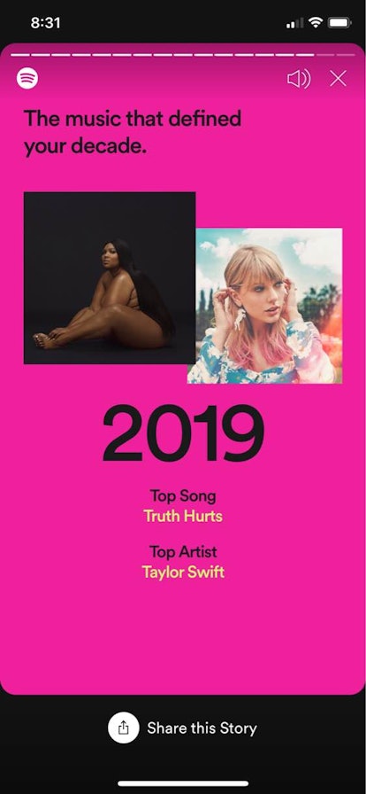 Here's How To Share Your Spotify 2019 Song Of The Year with your friends and family.