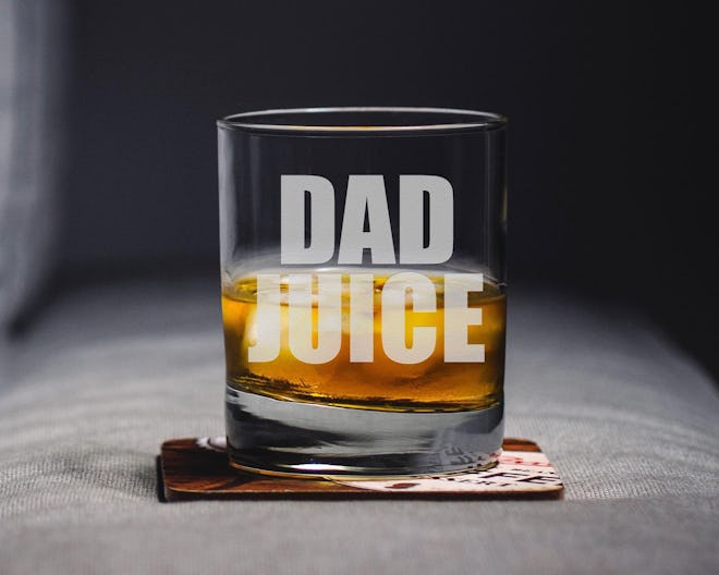 BRVOGlass - Dad Juice Funny Whiskey Glass