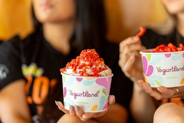 Yogurtland’s New Flamin’ Hot Cheetos Topping Will Heat Up Your FroYo