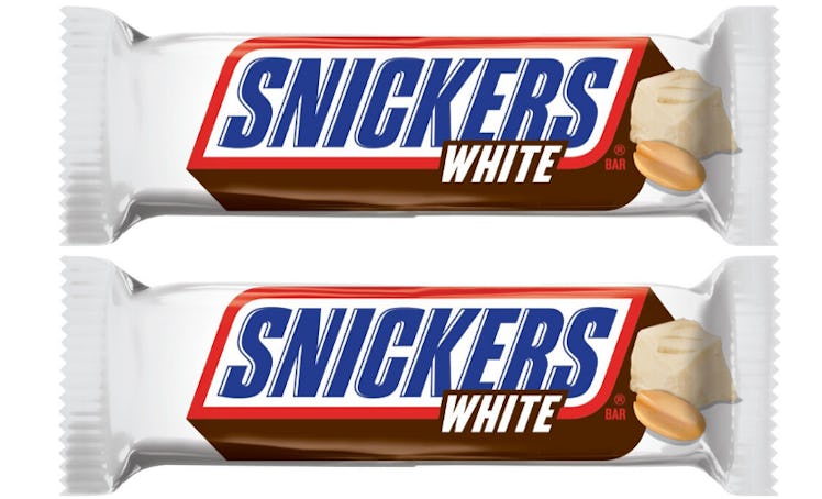 White Chocolate Snickers Bars will be a permanent addition. 