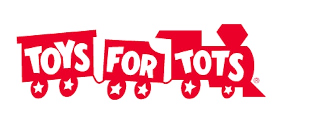 Toys for Tots red train logo