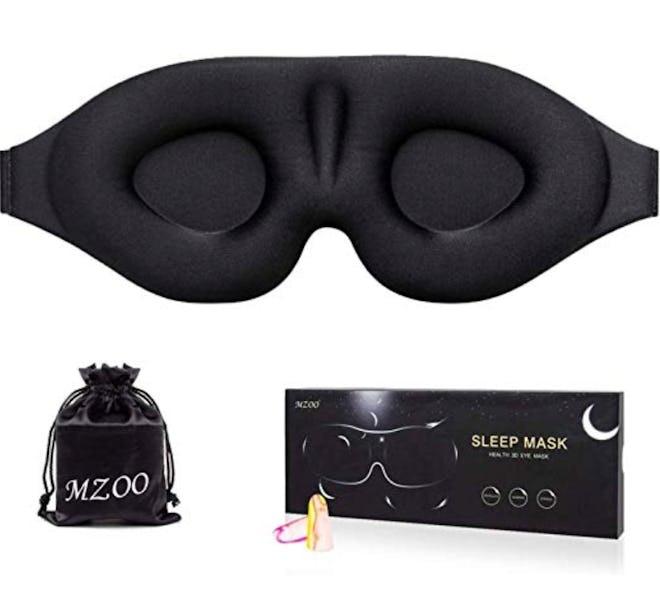 MZOO 3-D Contoured Sleeping Mask