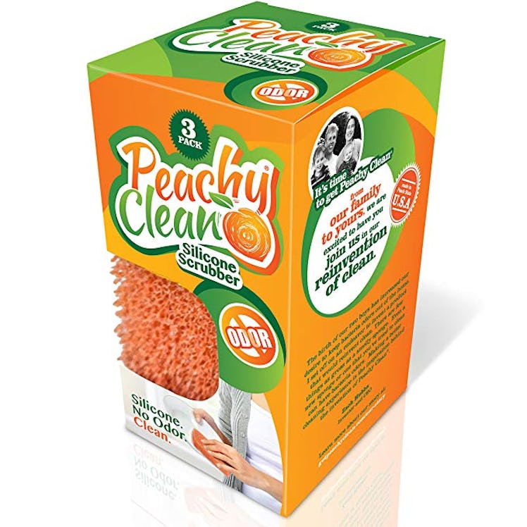 Peachy Clean Silicone Scrubber
