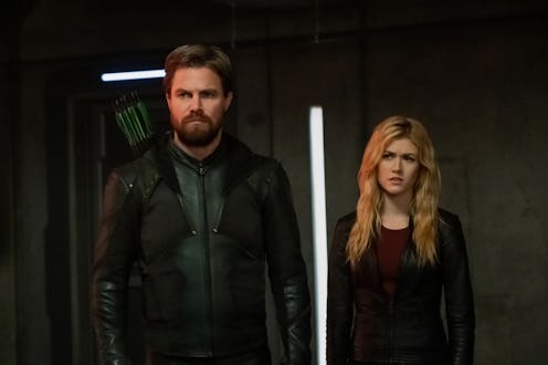 Oliver and his daughter Mia in the Crisis on Infinite Earths crossover.