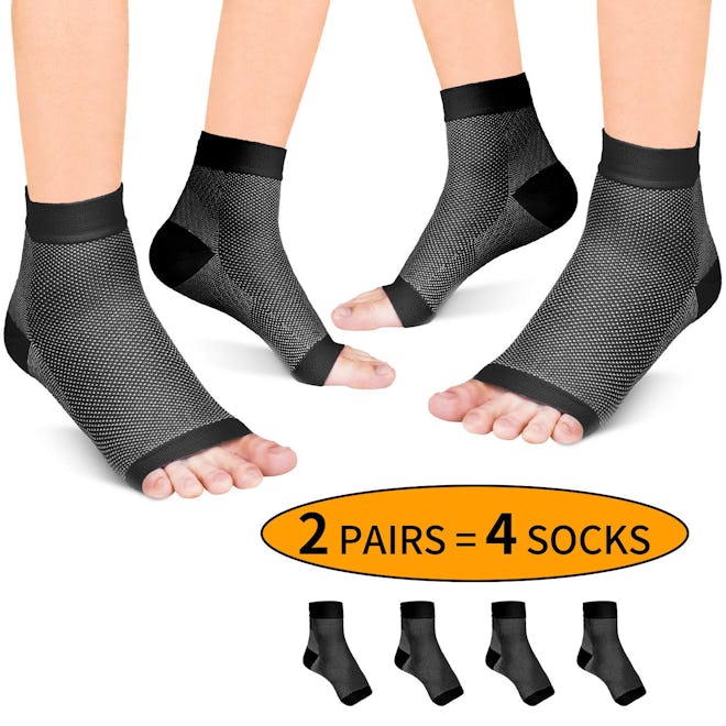 Fondenn Plantar Fasciitis Socks (2 Pairs)