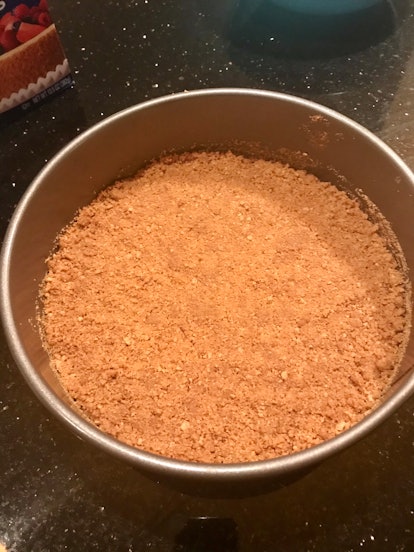I added an extra 3 tablespoons of butter to the graham cracker crumbs. 